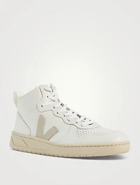 V-15 Nubuck High-Top Sneakers