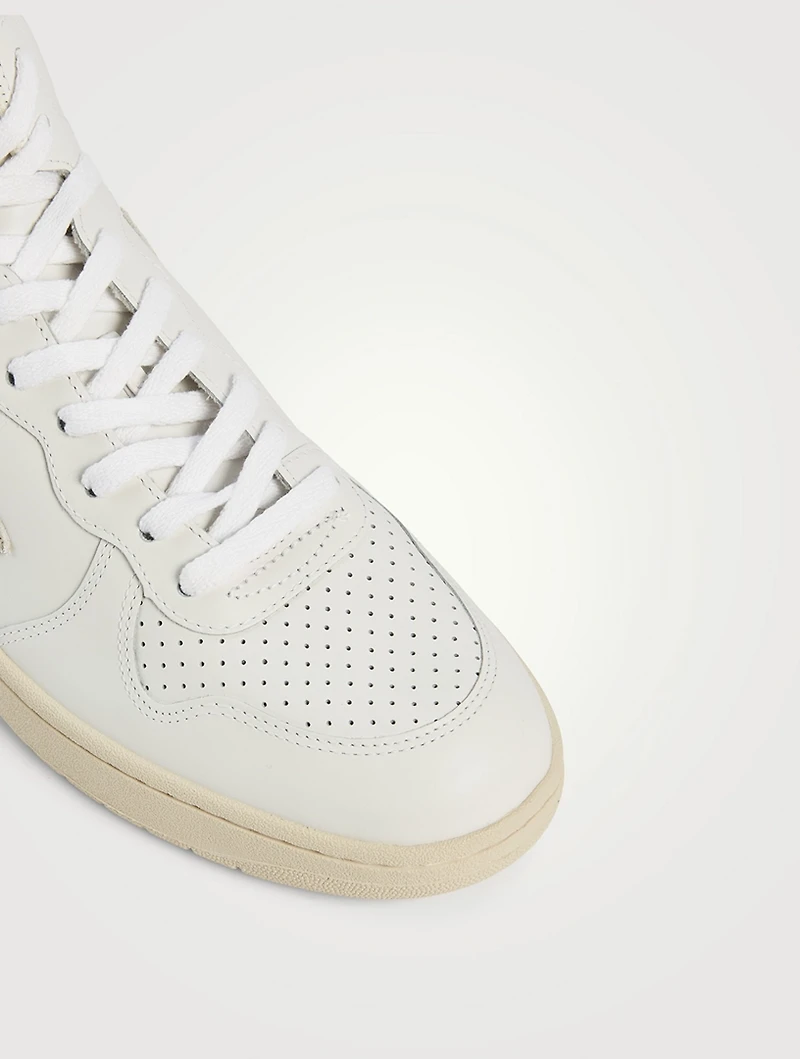 V-15 Nubuck High-Top Sneakers