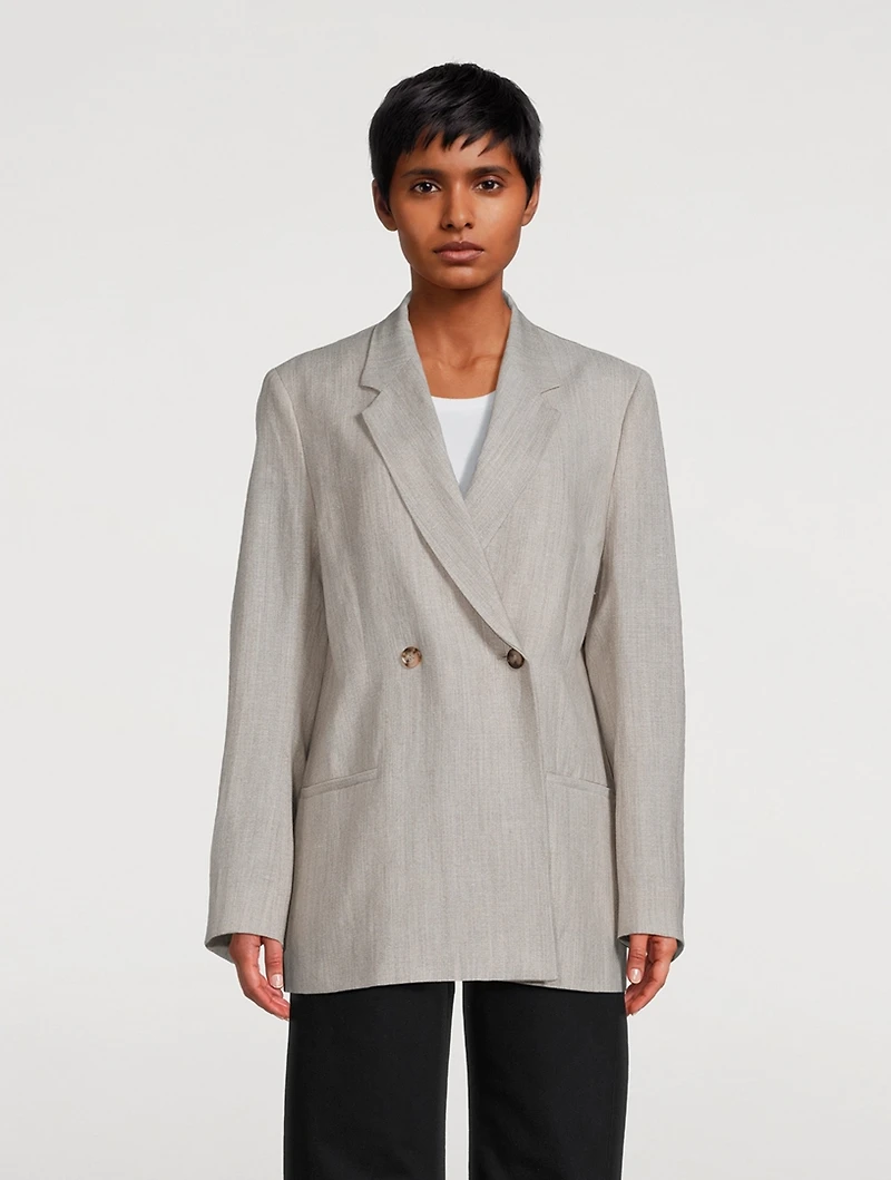 Double-Breasted Blazer