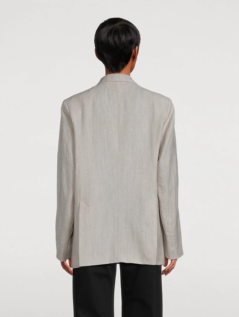 Double-Breasted Blazer