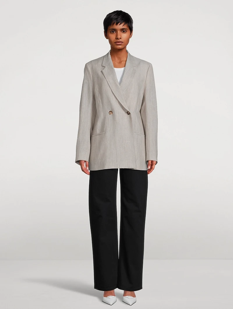 Double-Breasted Blazer
