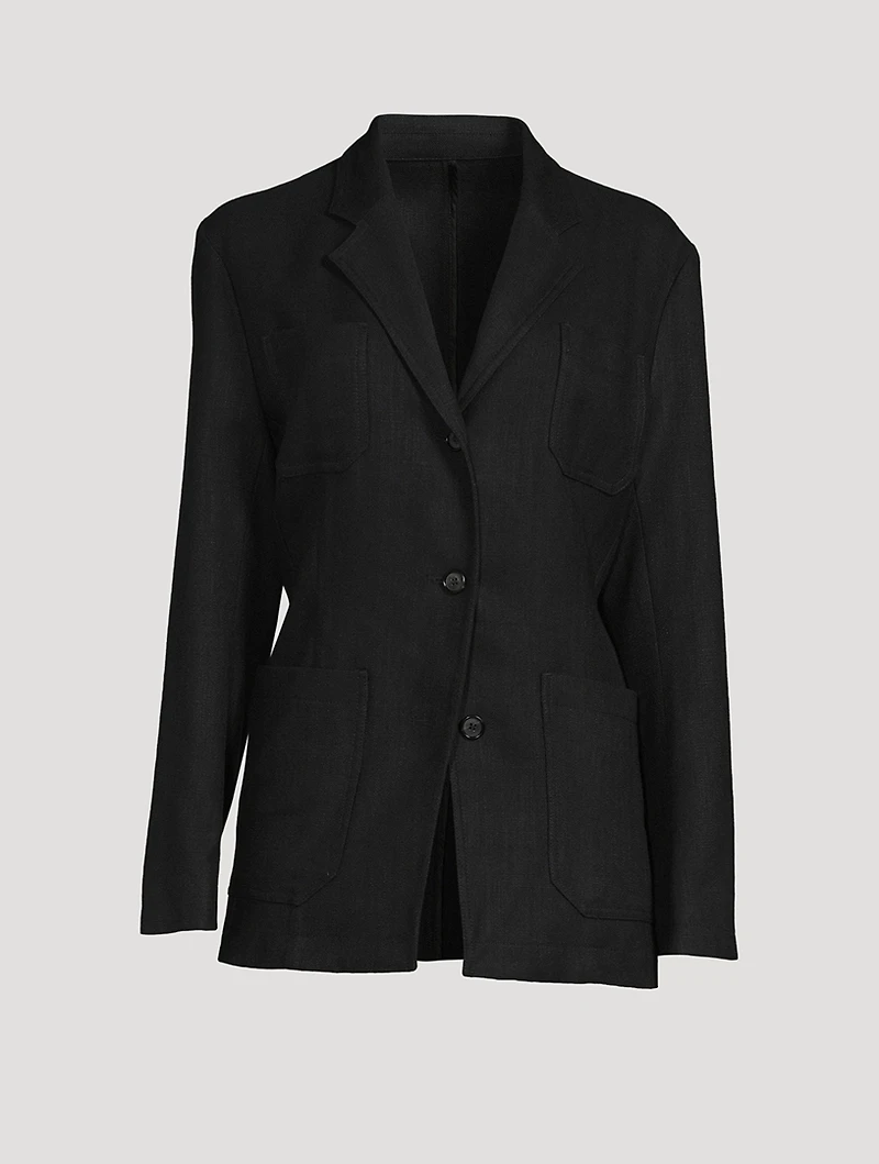 Slim Melange Blazer