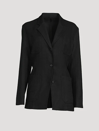Slim Melange Blazer