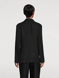 Slim Melange Blazer