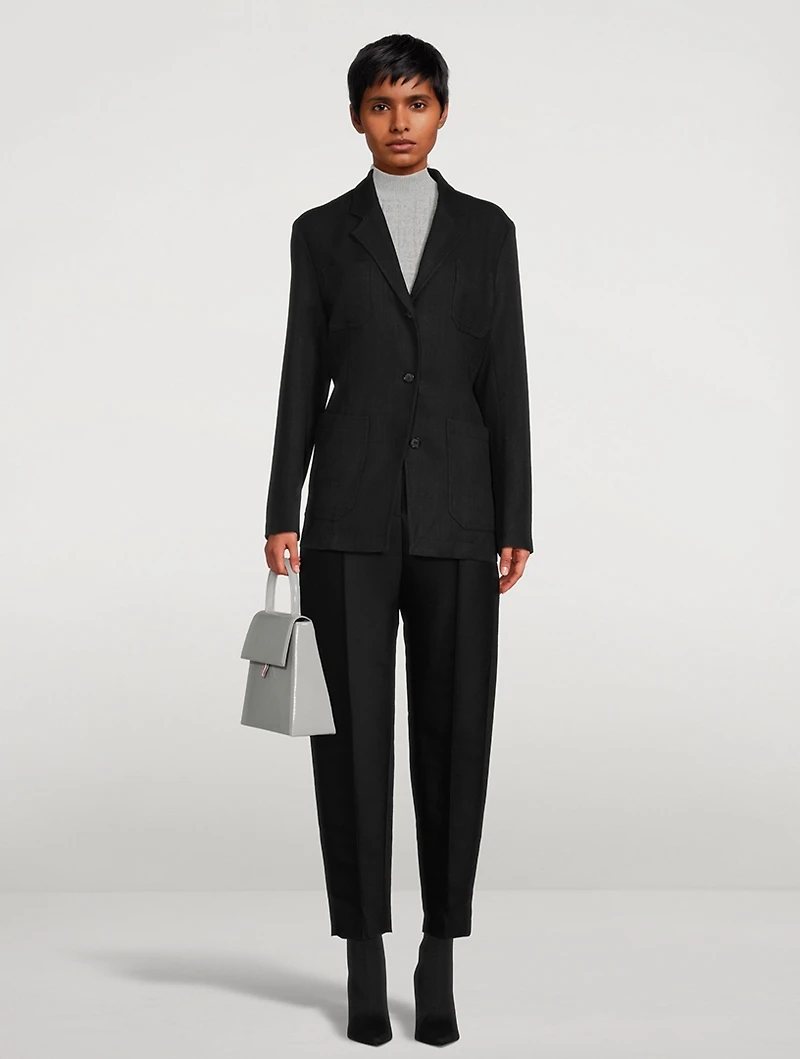 Slim Melange Blazer