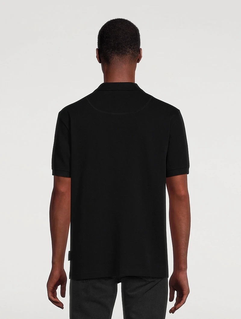 Pique Cotton Polo Shirt