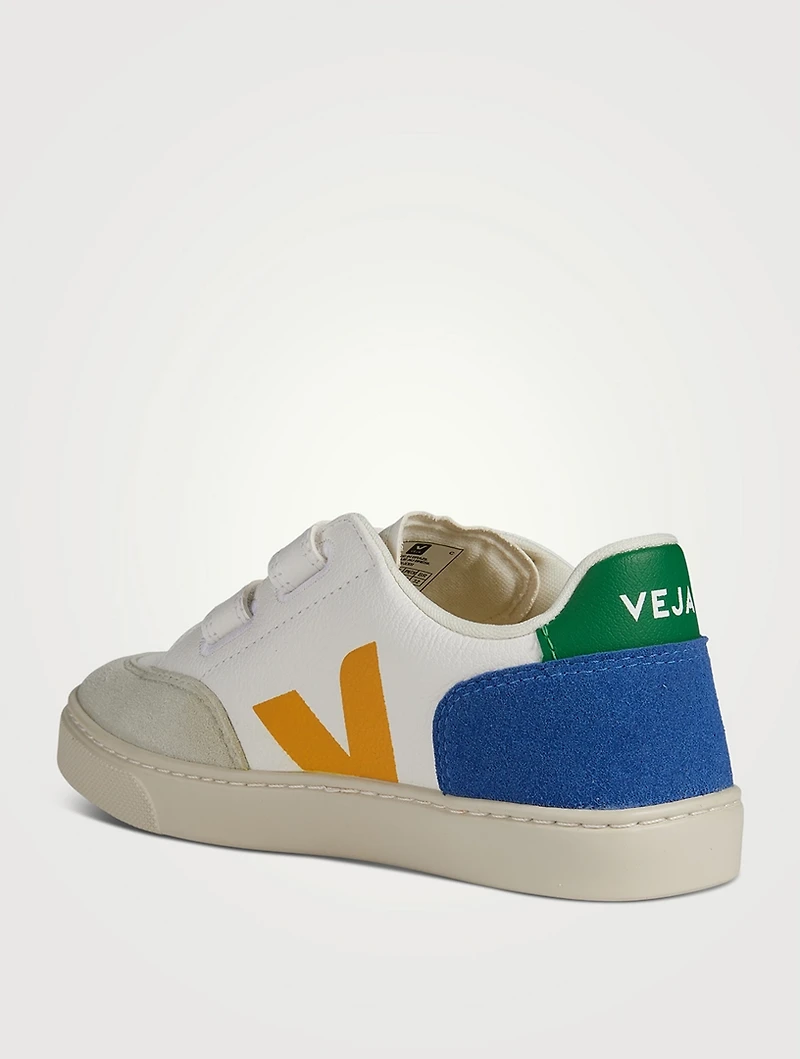 Kid's V-12 Chromefree Leather Sneakers