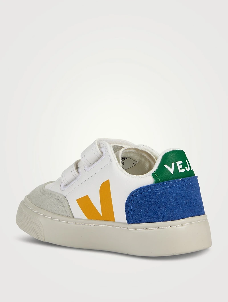 Baby V-12 Chromefree Leather Sneakers