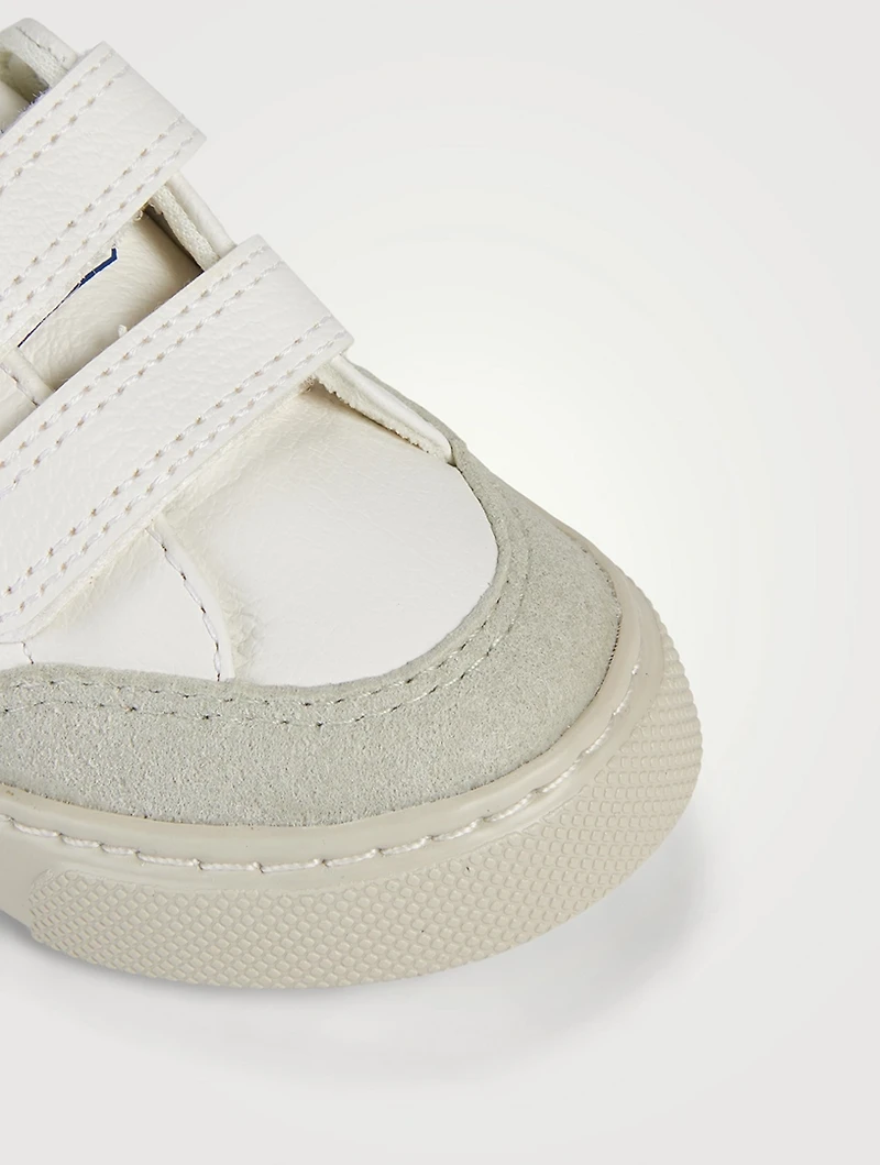 Baby V-12 Chromefree Leather Sneakers