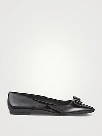 Vara Bow Patent Leather Ballet Flats
