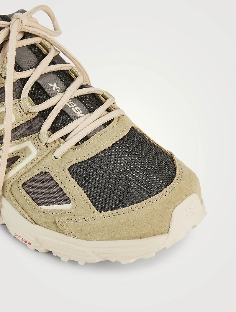 X-Mission 4 Suede And Mesh Sneakers