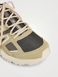 X-Mission 4 Suede And Mesh Sneakers