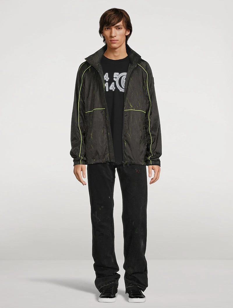 Davenport Crinkle Jacket With Hood