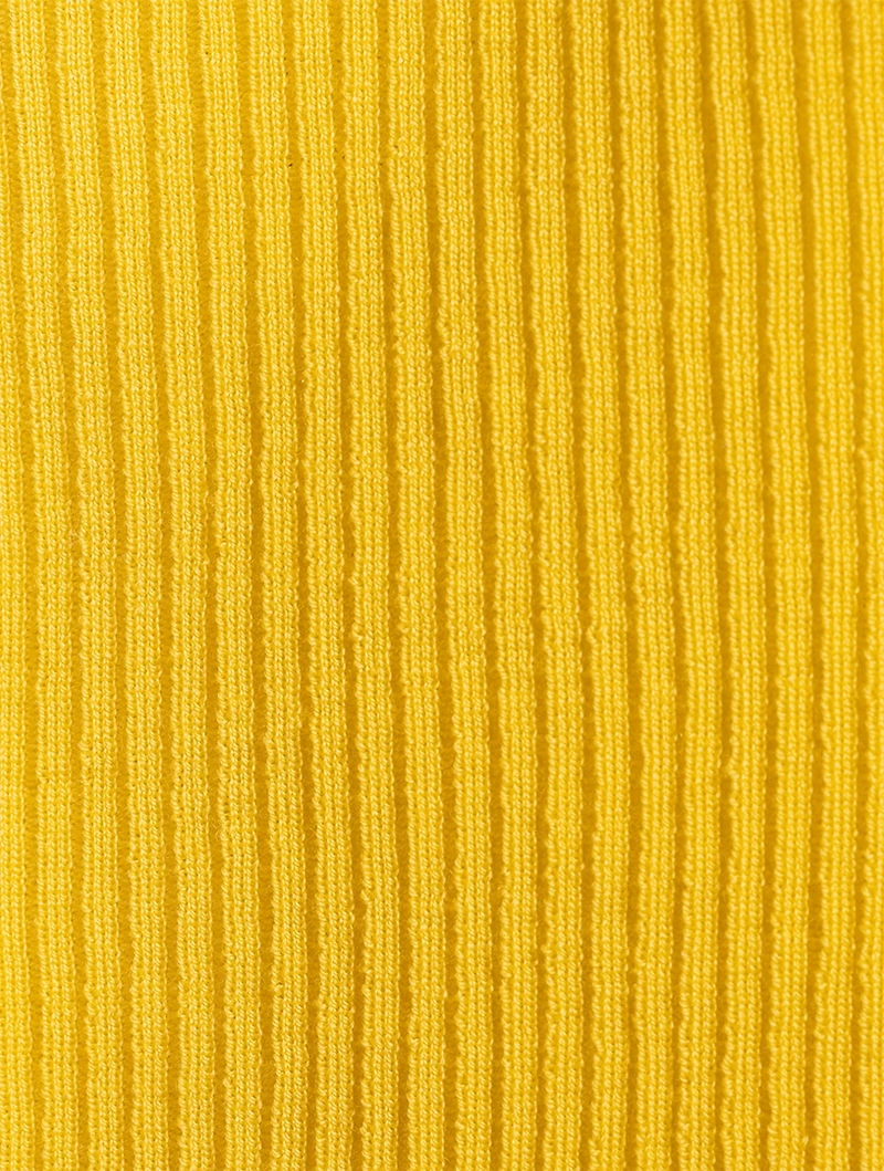 Cut-Out Wool Crop Top