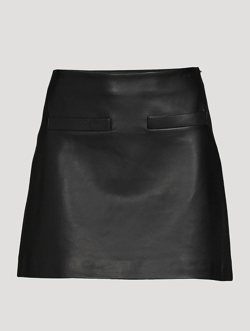 Leather Mini Skirt