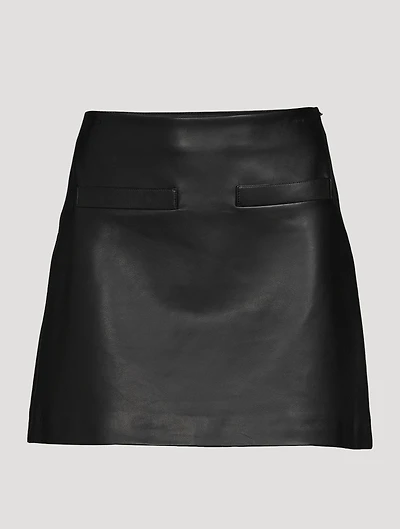 Leather Mini Skirt