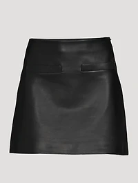 Leather Mini Skirt