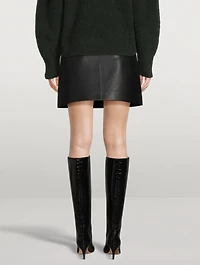 Leather Mini Skirt