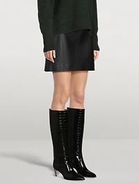 Leather Mini Skirt