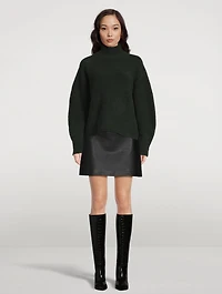 Leather Mini Skirt