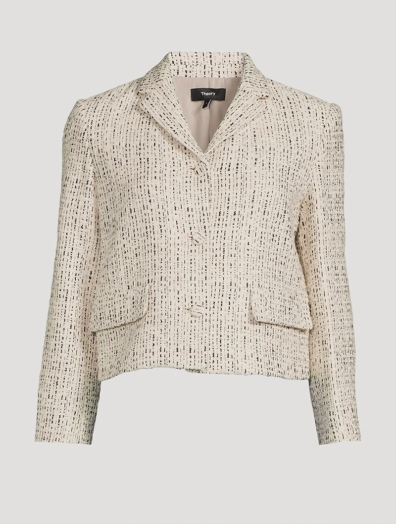 Cropped Tweed Jacket