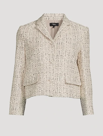 Cropped Tweed Jacket