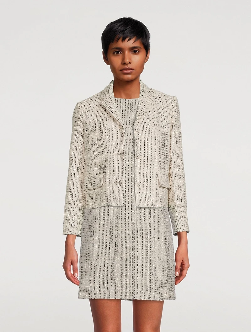 Cropped Tweed Jacket