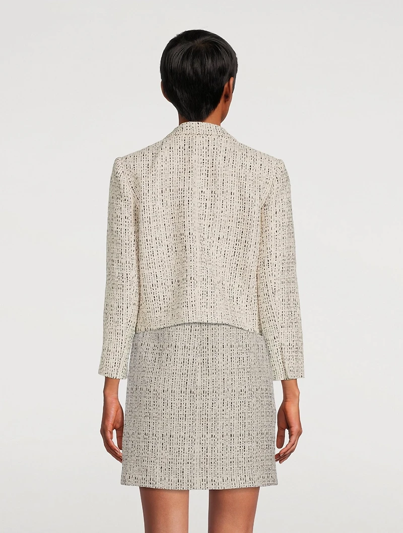 Cropped Tweed Jacket