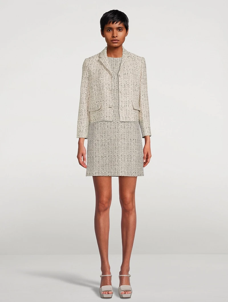 Cropped Tweed Jacket