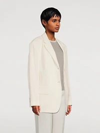 Oversized Admiral Crepe Blazer