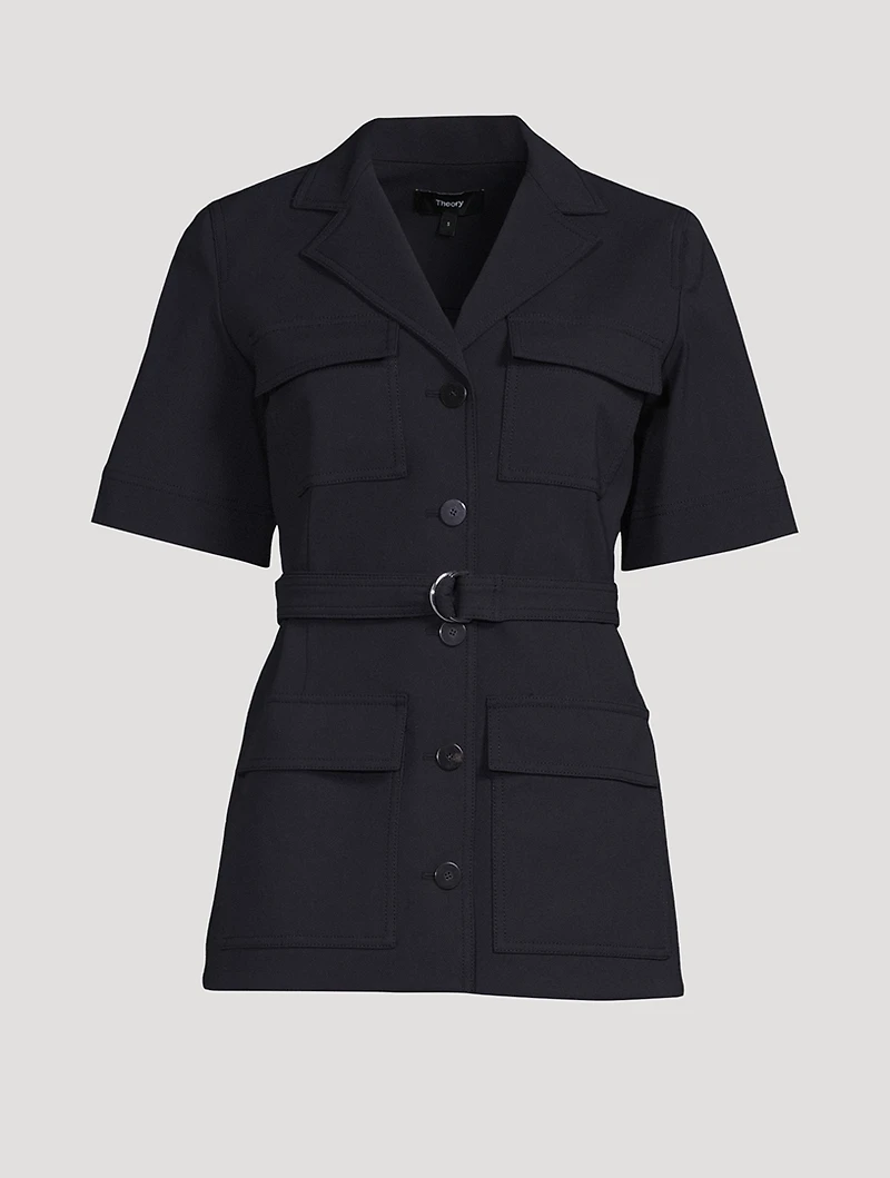 Short-Sleeve Safari Jacket