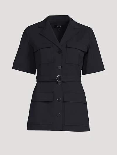Short-Sleeve Safari Jacket