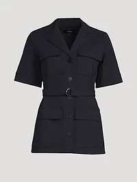 Short-Sleeve Safari Jacket