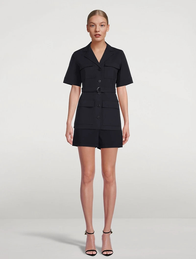 Short-Sleeve Safari Jacket