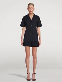Short-Sleeve Safari Jacket