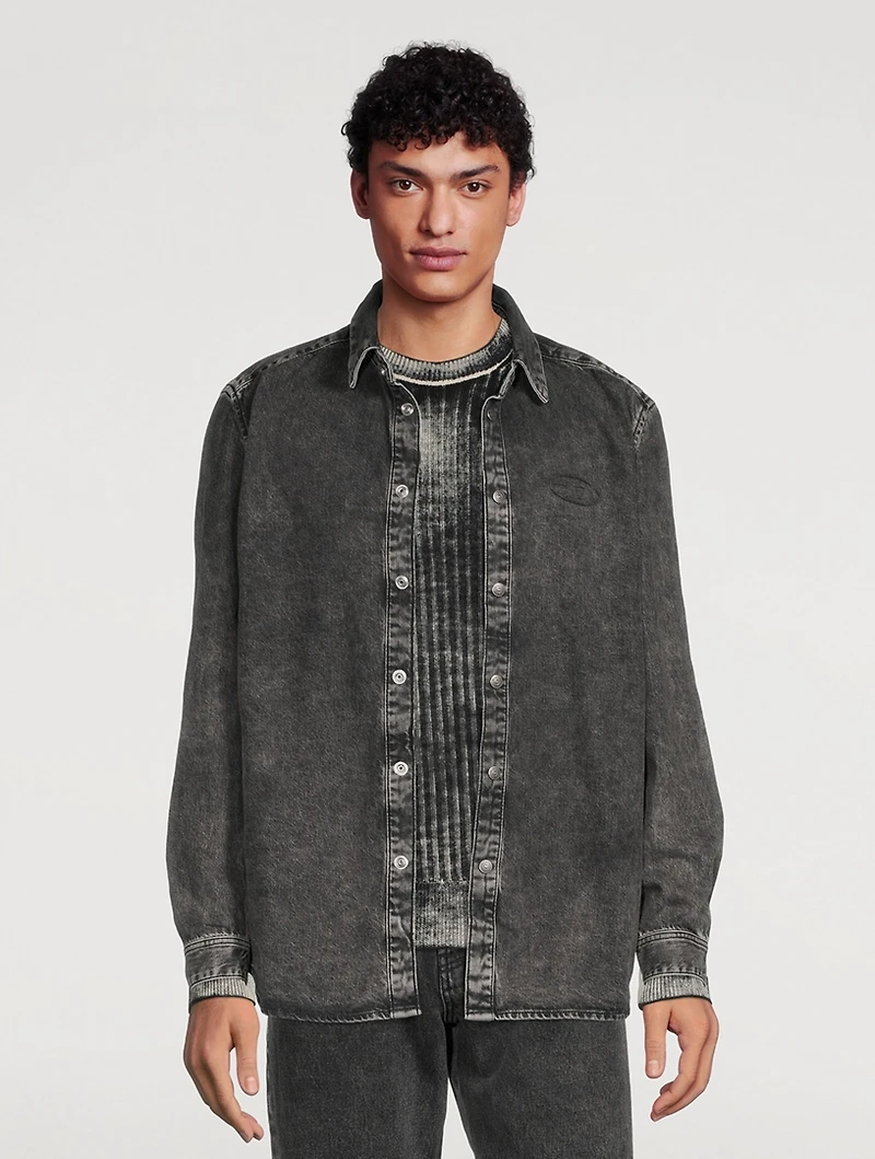 Cotton Denim Shirt