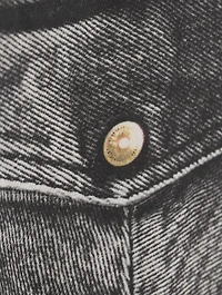 Denim Trompe L'oeil Fluid Shirt