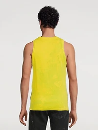 Cotton Stretch Acid-Wash Tank Top