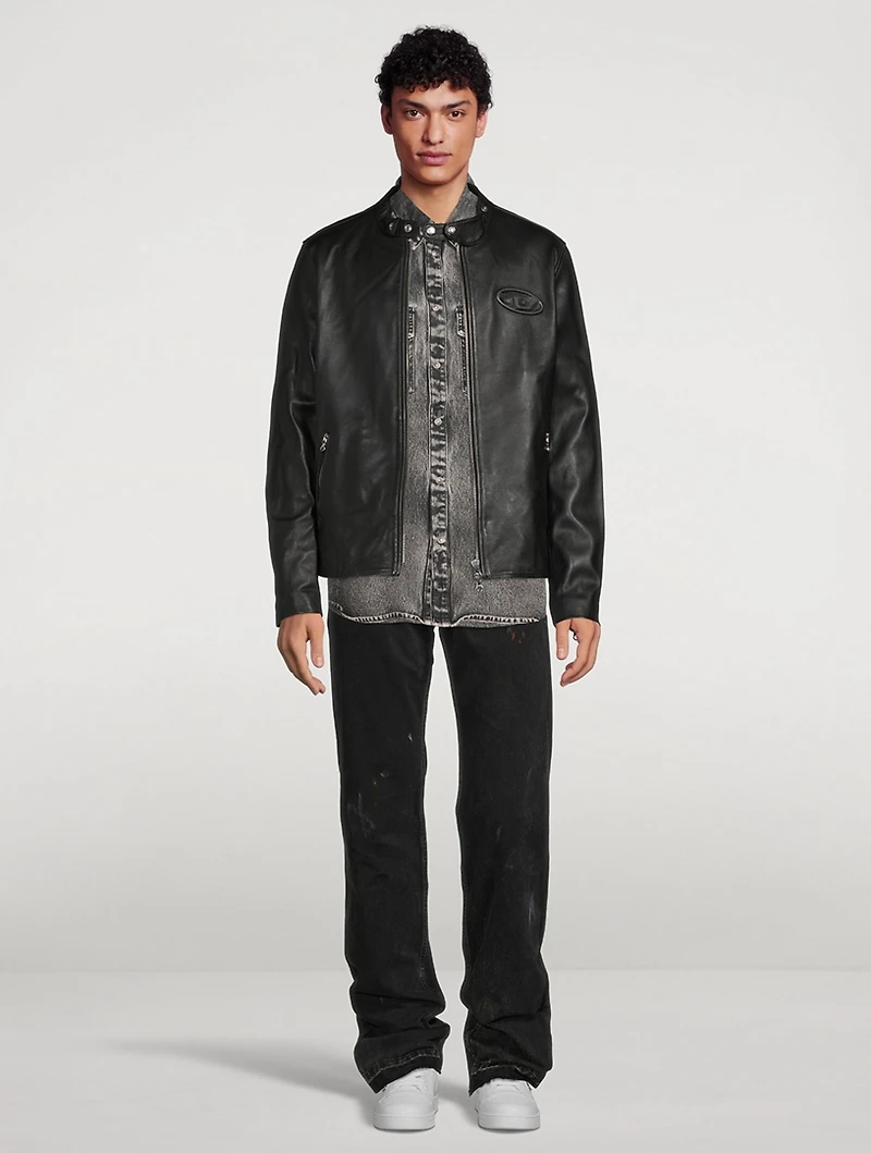 Leather Biker Jacket