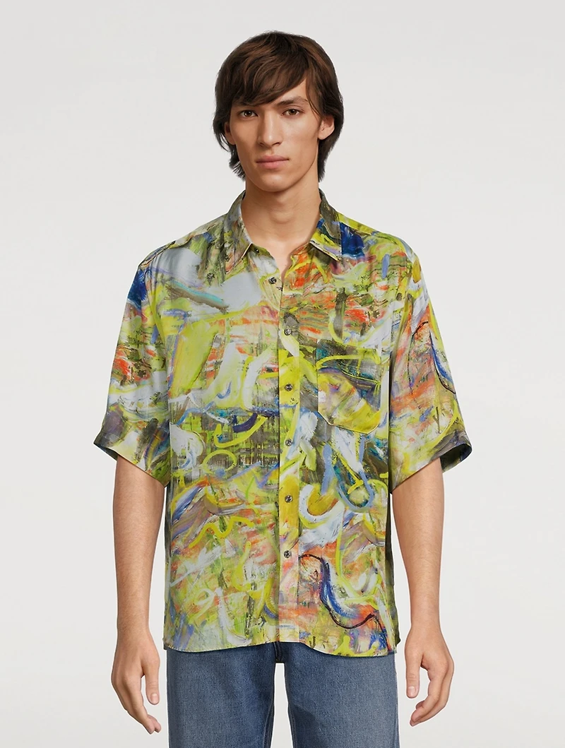Twill Short-Sleeve Shirt