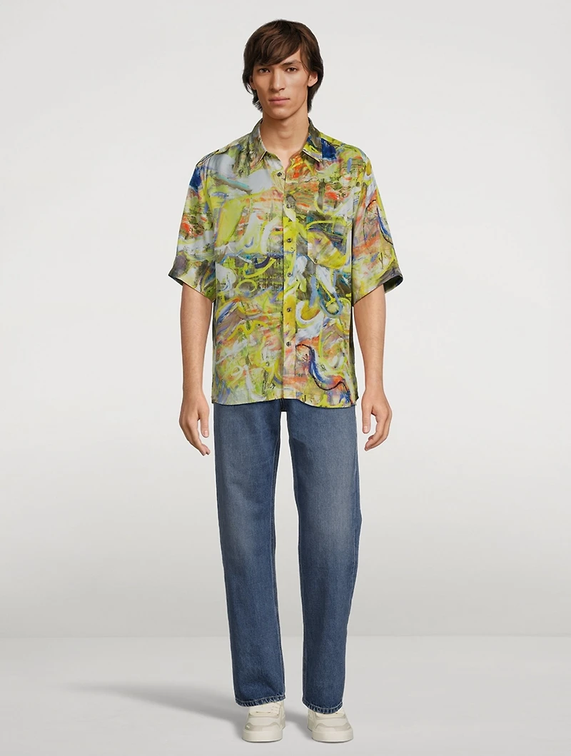 Twill Short-Sleeve Shirt