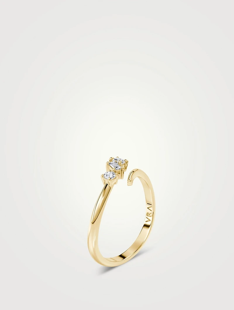 14K Gold Orion Ring With Lab Grown Diamonds