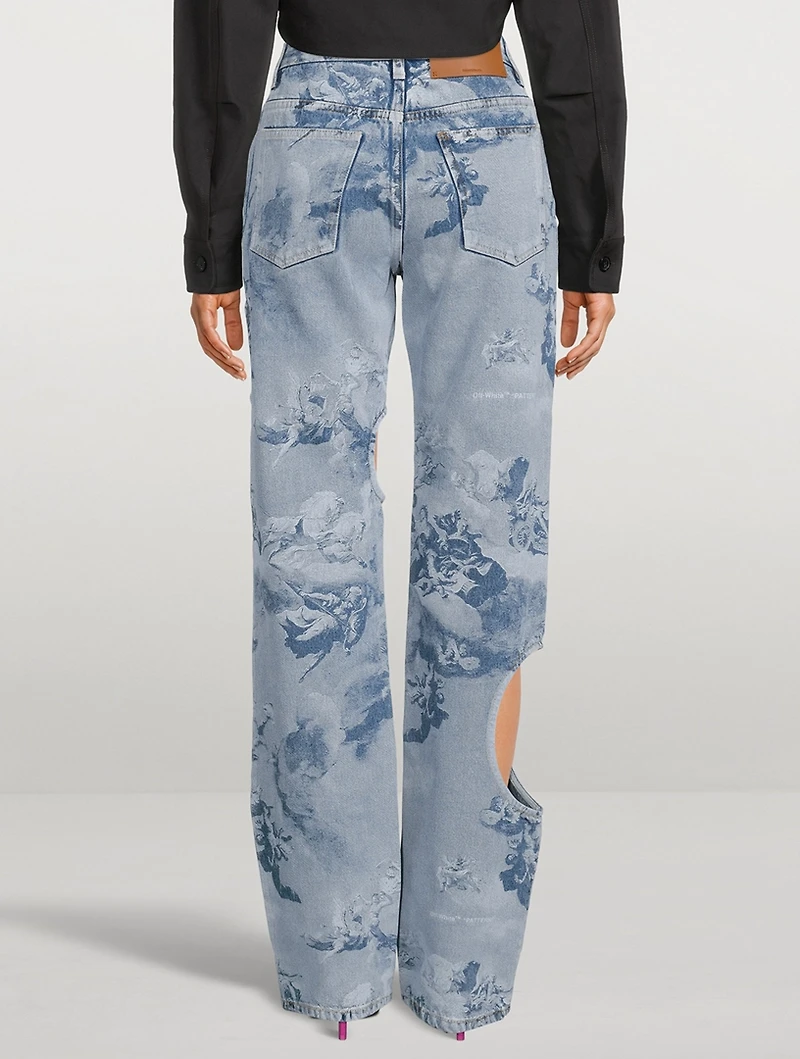 Sky Meteor Straight-Leg Jeans
