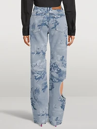 Sky Meteor Straight-Leg Jeans