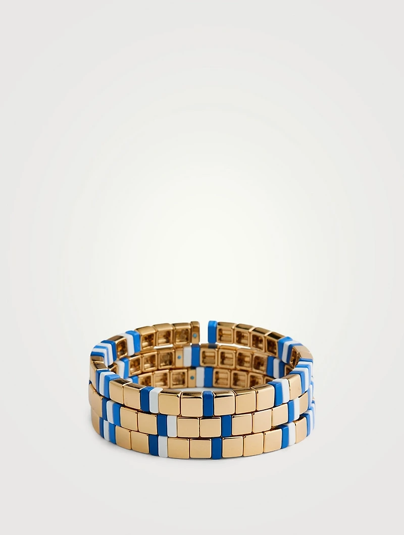 Set Of Three On The Mark Bracelets
