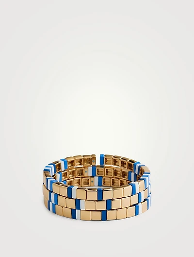 Set Of Three On The Mark Bracelets