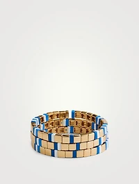 Set Of Three On The Mark Bracelets