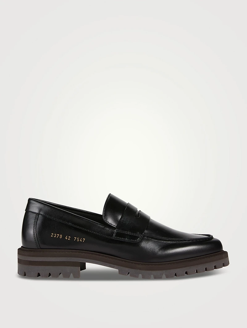 Leather Penny Loafers
