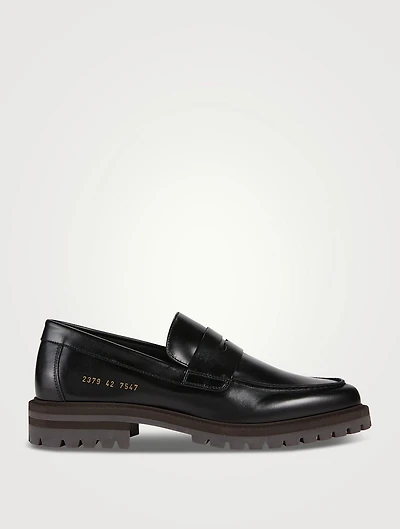 Leather Penny Loafers
