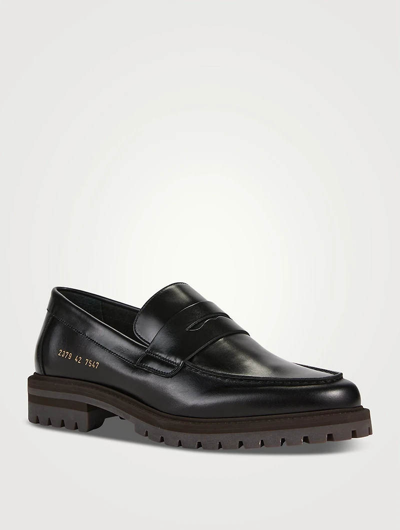 Leather Penny Loafers